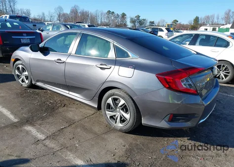 2020 Honda Civic Lx из США, поврежденный, VIN 2HGFC2F69LH585803